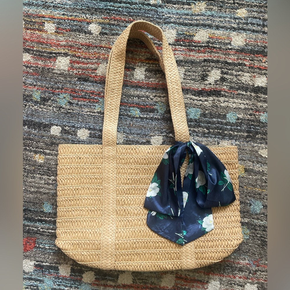 Draper James Everyday Straw Bag